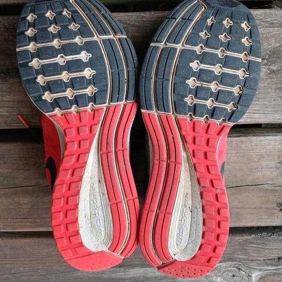 NIKE AIR ZOOM PEGASUS 31 RUNNING SHOE GREY RED BLACK RARE 652925-402 (men's SIZE - Picture 8 of 8